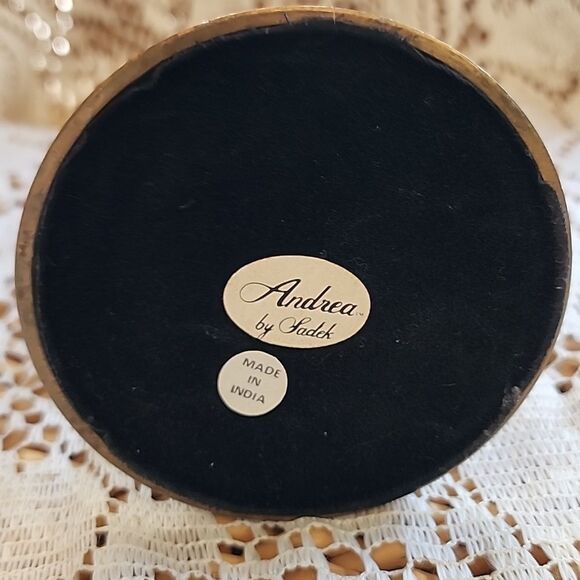 Vintage Andrea By Sadek Decorative Brass Candlestick - Picture 4 of 4